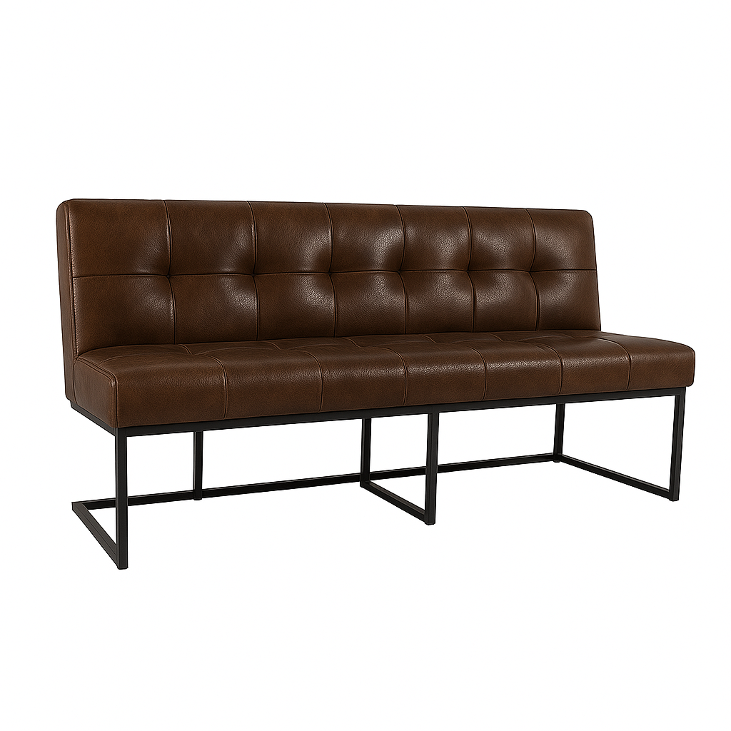 Bancheta piele CABALLERO culoare MARO