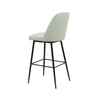Scaun bar piele naturala GALBENA | model FOX