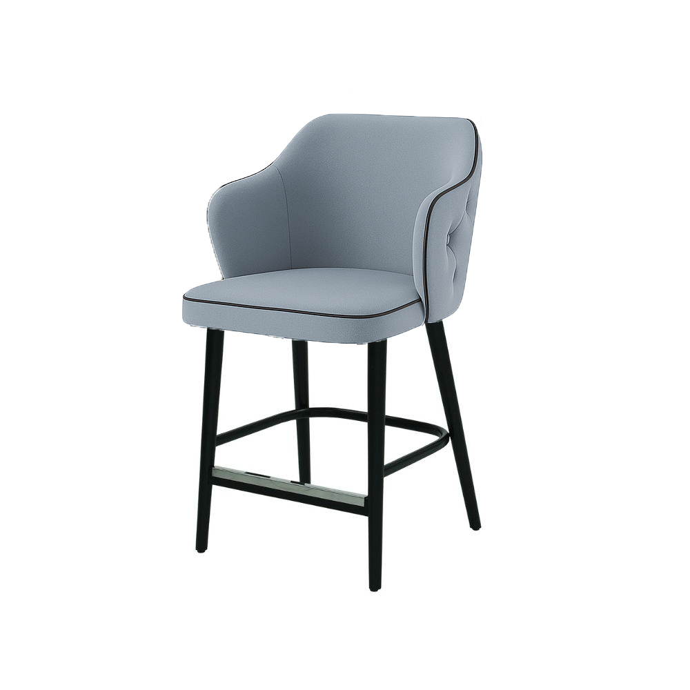 Scaun bar catifea BORDO | model ZOE