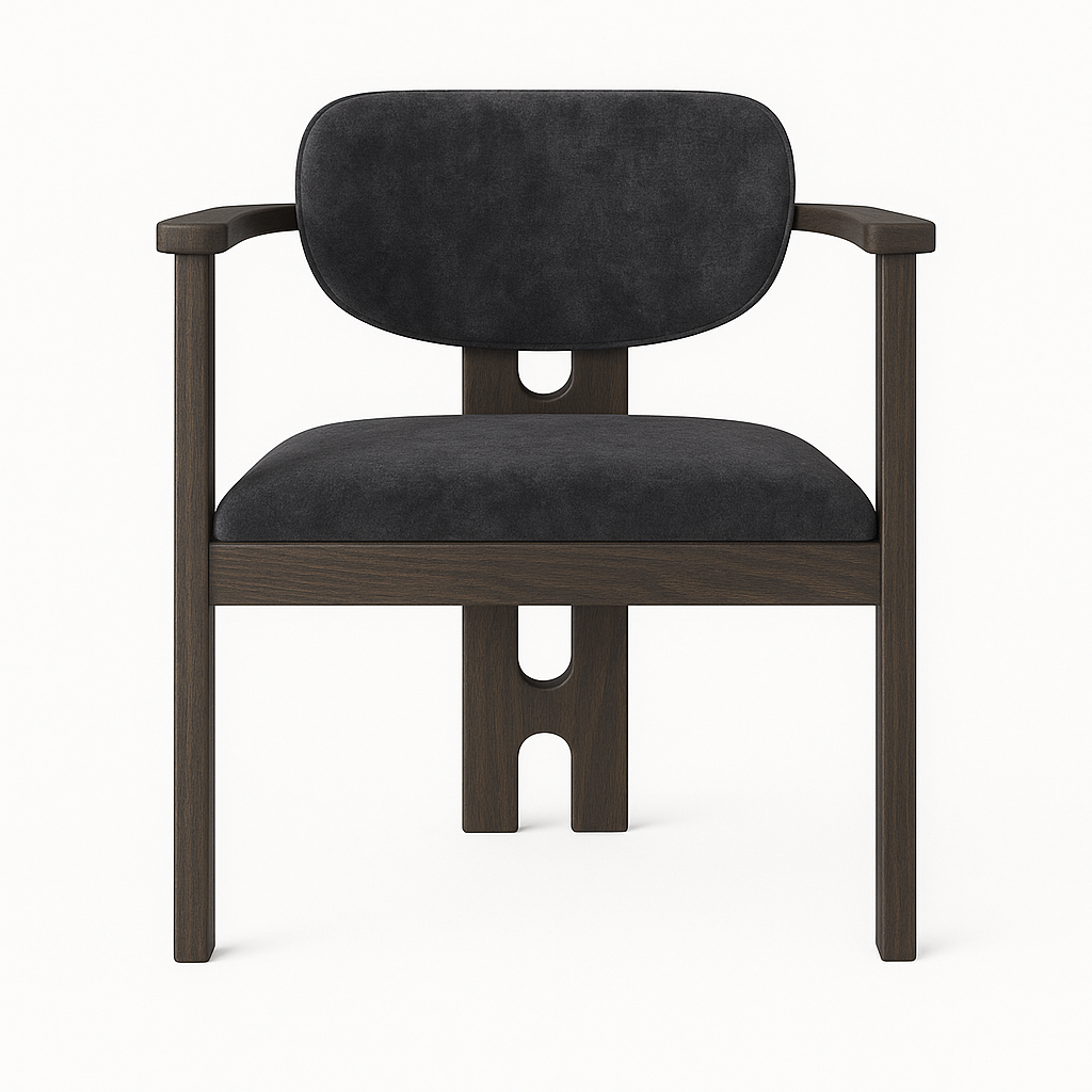 Scaun catifea BEJ | model DORIAN ARM