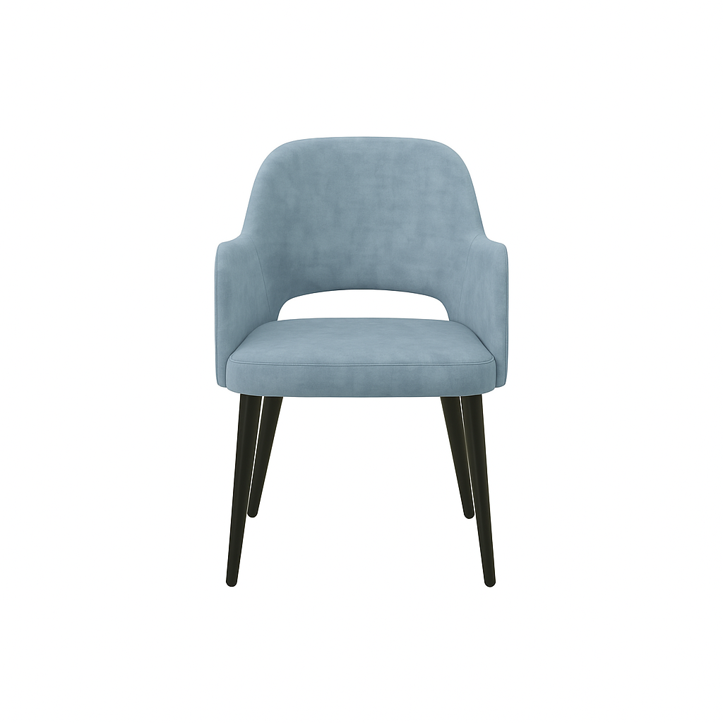 Scaun catifea ROZ | model APRIL