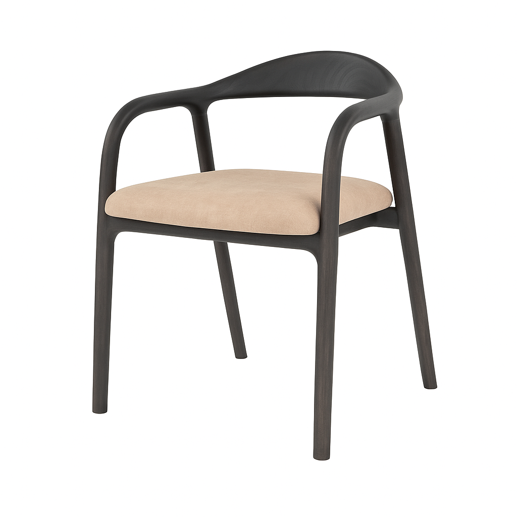 Scaun catifea GRI | model ELMO