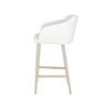 Scaun bar piele VERDE | model CROCO