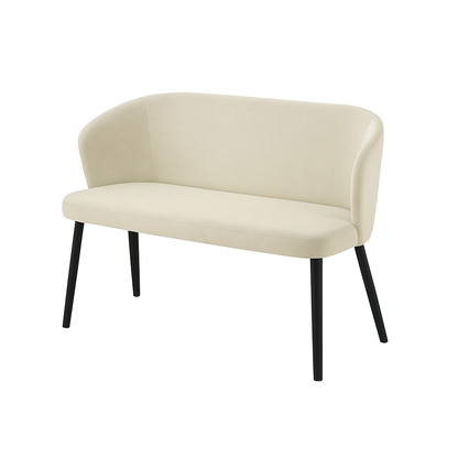 Bancheta catifea BRUNO culoare BEJ