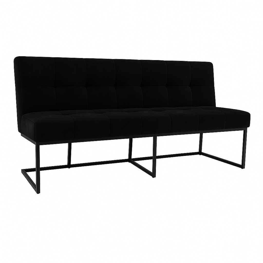 Bancheta catifea  CABALLERO culoare NEGRU