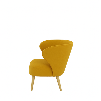 Fotoliu catifea VERDE | model CAPRICE