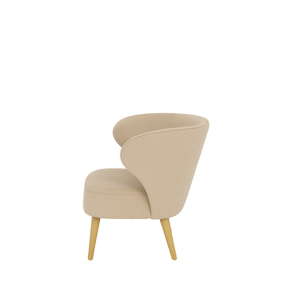 Fotoliu catifea ALBASTRA | model CAPRICE