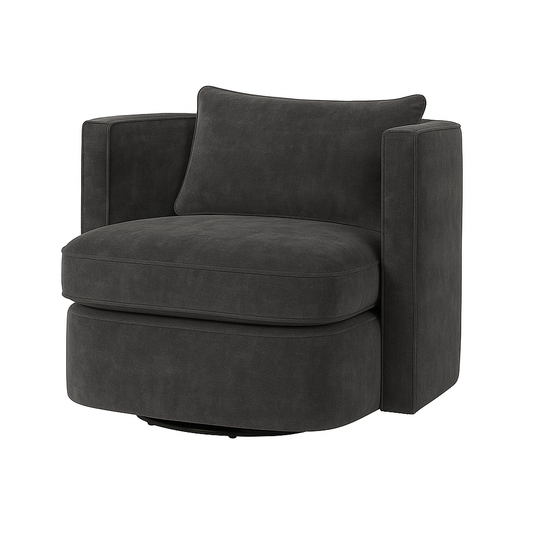 Fotoliu catifea GRI | model DAVIDE