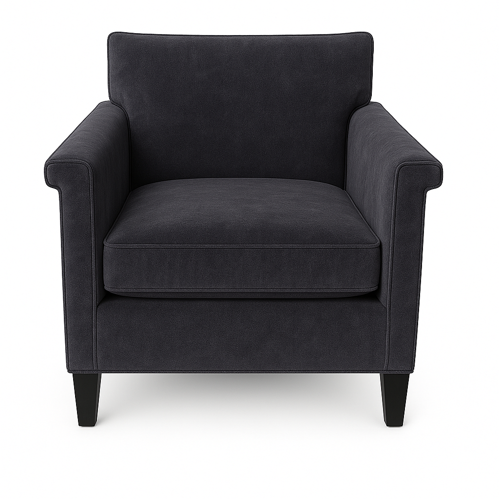 Fotoliu catifea GRI | model ESTE