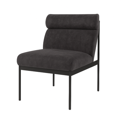 Fotoliu catifea GRI | model MELIMI