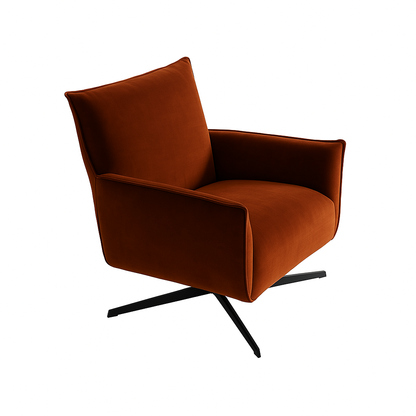 Fotoliu catifea CONFI culoare ROSCAT