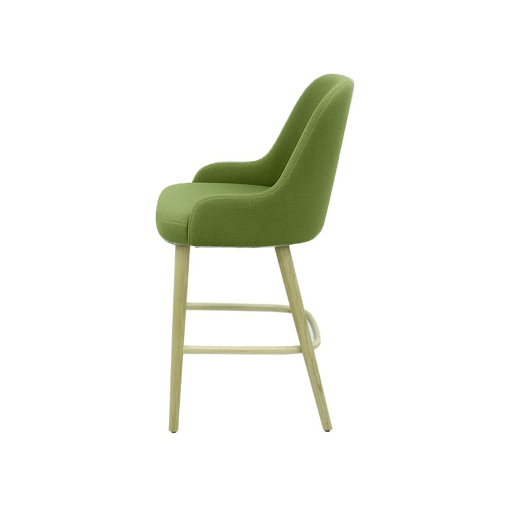 Scaun bar catifea BEJ | model ROCCO