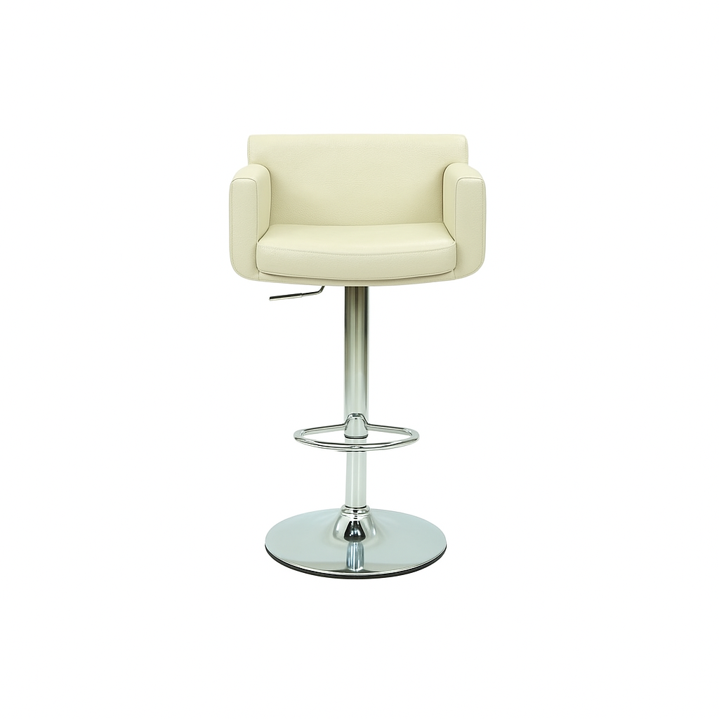 Scaun insula piele naturala BEJ | model IDA