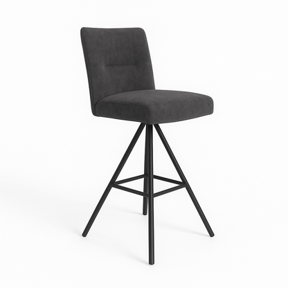 Scaun bar catifea GRI | model INDU