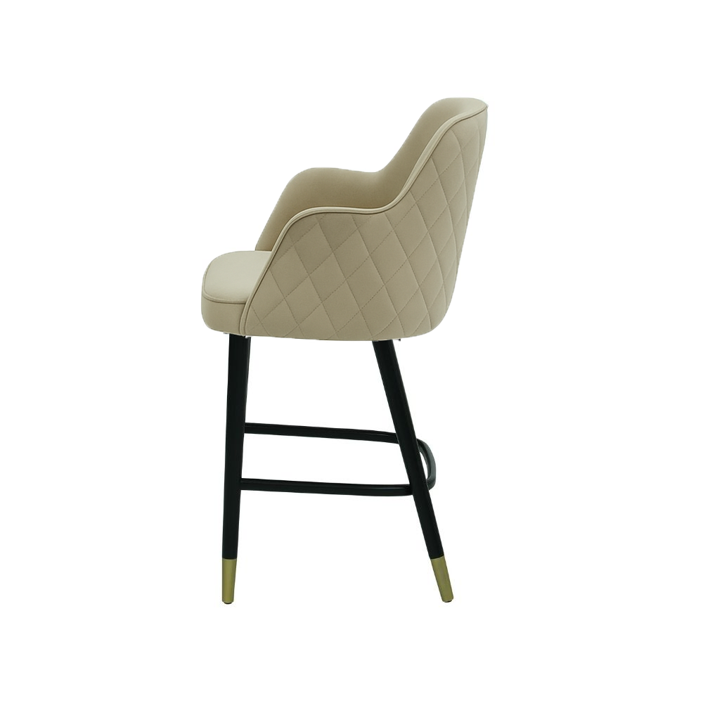 Scaun bar catifea ALBASTRA | model PINO X