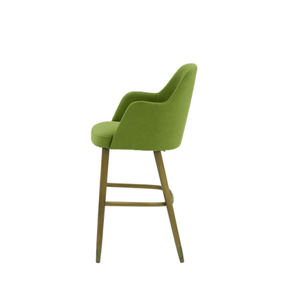 Scaun bar catifea ALBASTRA | model PINO