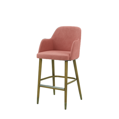 Scaun bar catifea BEJ | model PINO