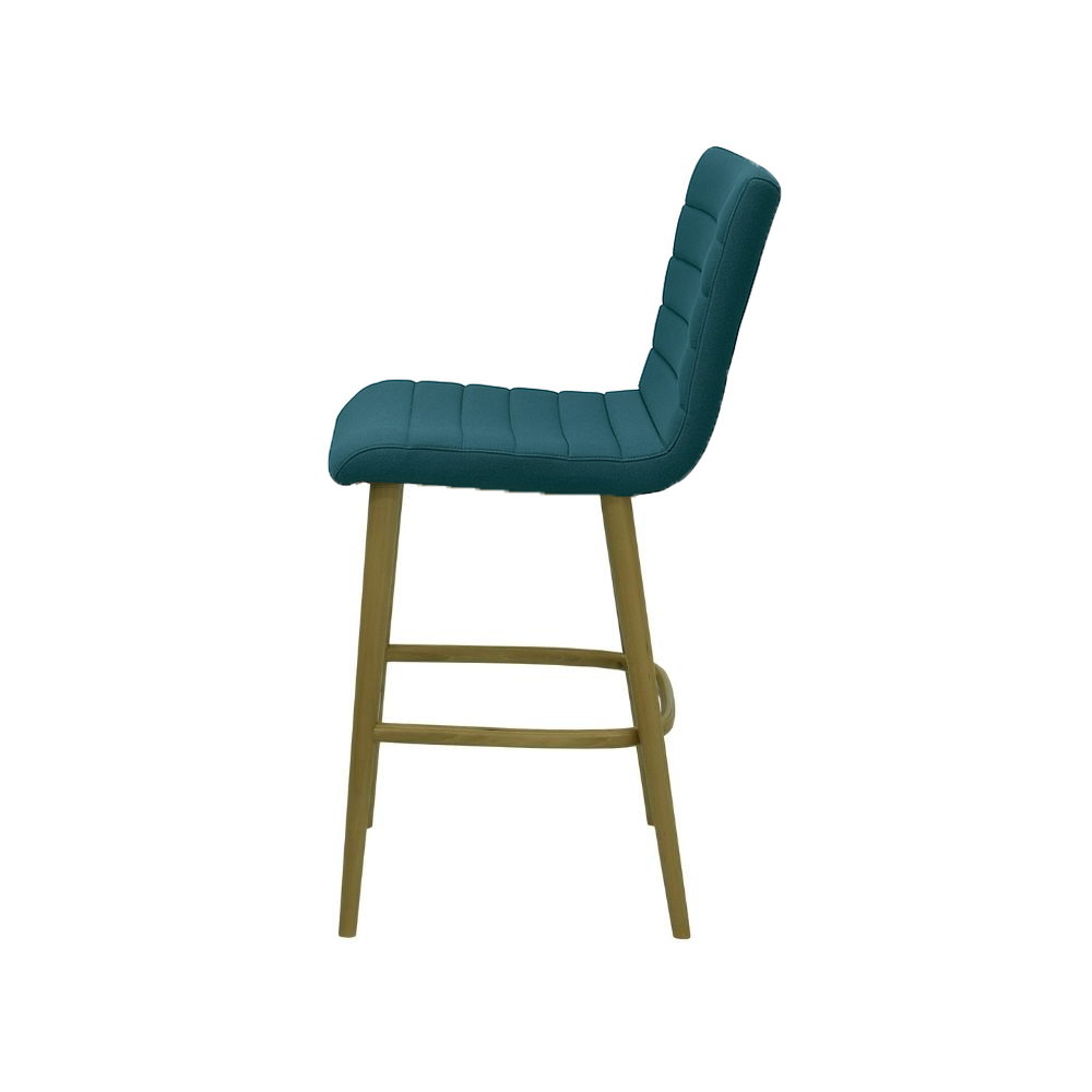 Scaun insula catifea ALBASTRA | model RIGA