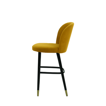 Scaun bar catifea ROZ | model SAM