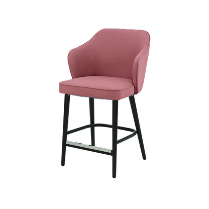 Scaun bar catifea ROZ | model ZEUS