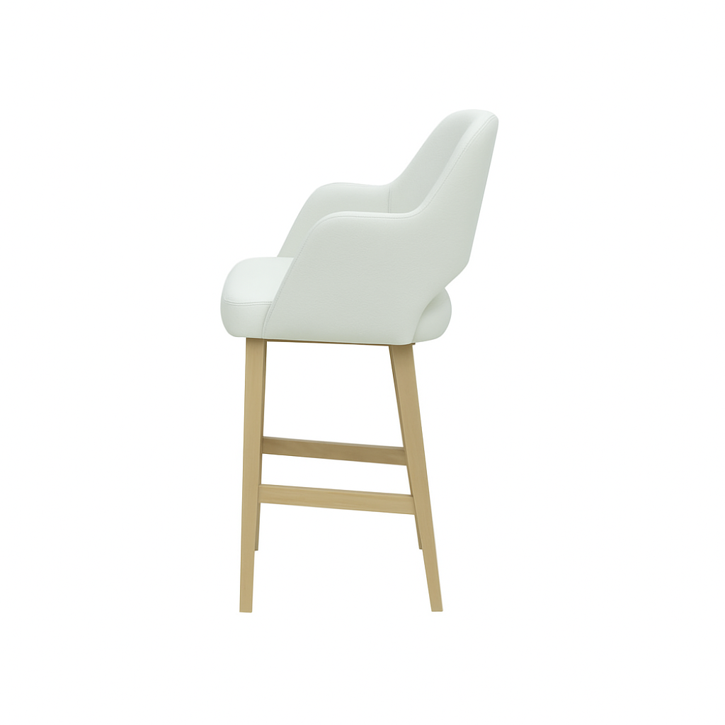 Scaun bar piele VERDE | model APRIL