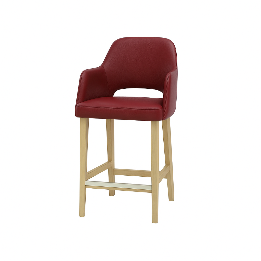 Scaun bar piele ROSIE | model APRIL