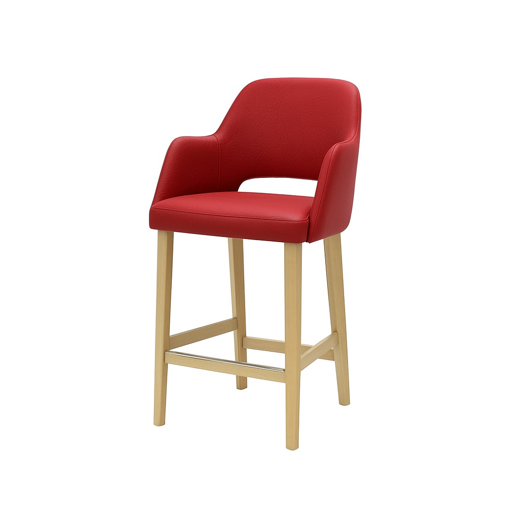 Scaun bar piele ALBA | model APRIL