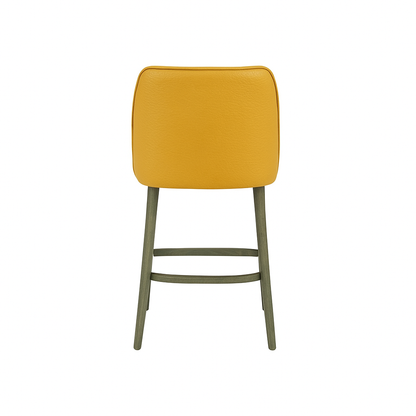 Scaun bar piele naturala BEJ | model GINA