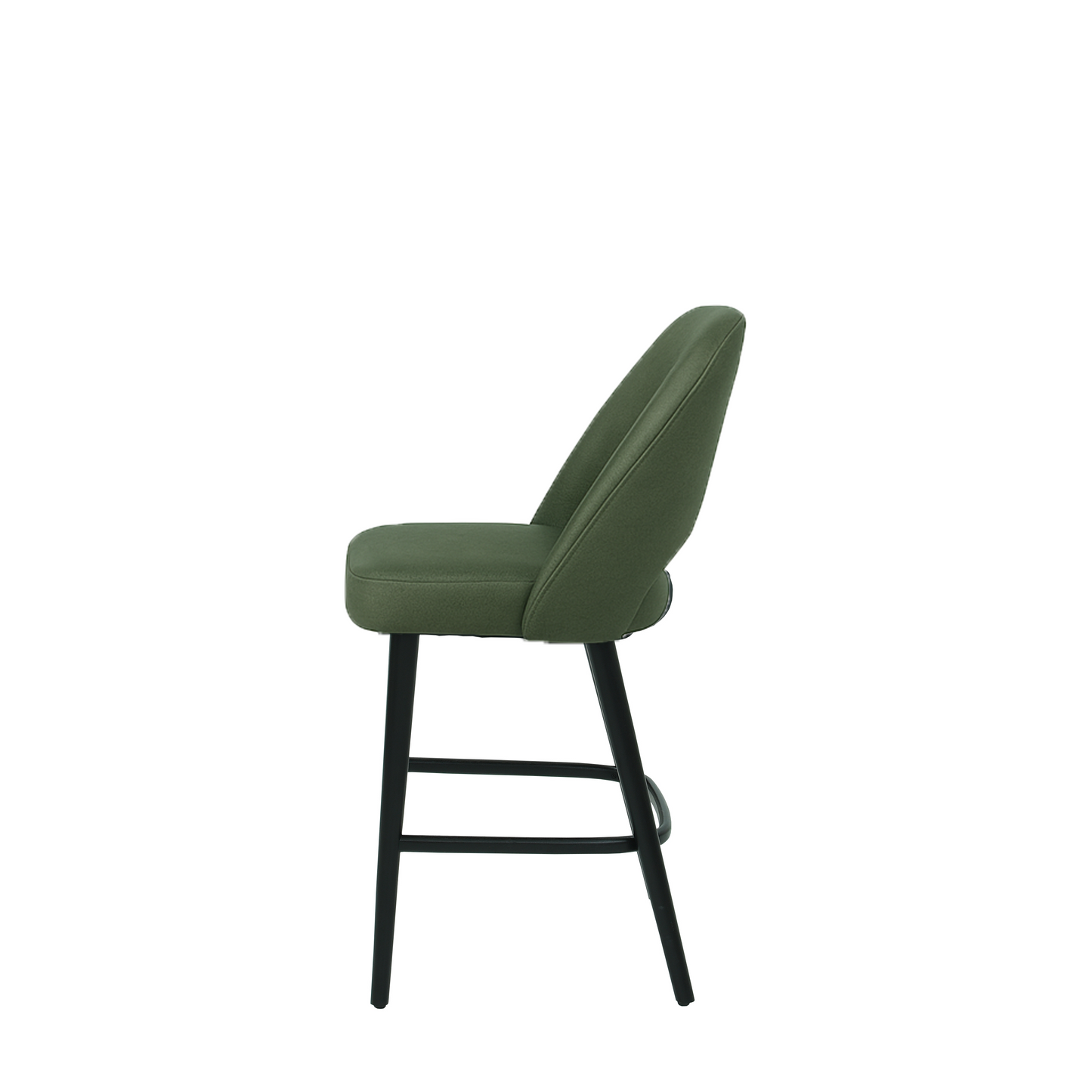 Scaun bar piele VERDE | model GABE