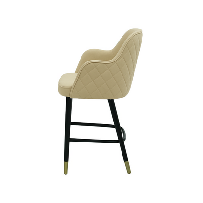 Scaun bar piele BEJ | model PINO X