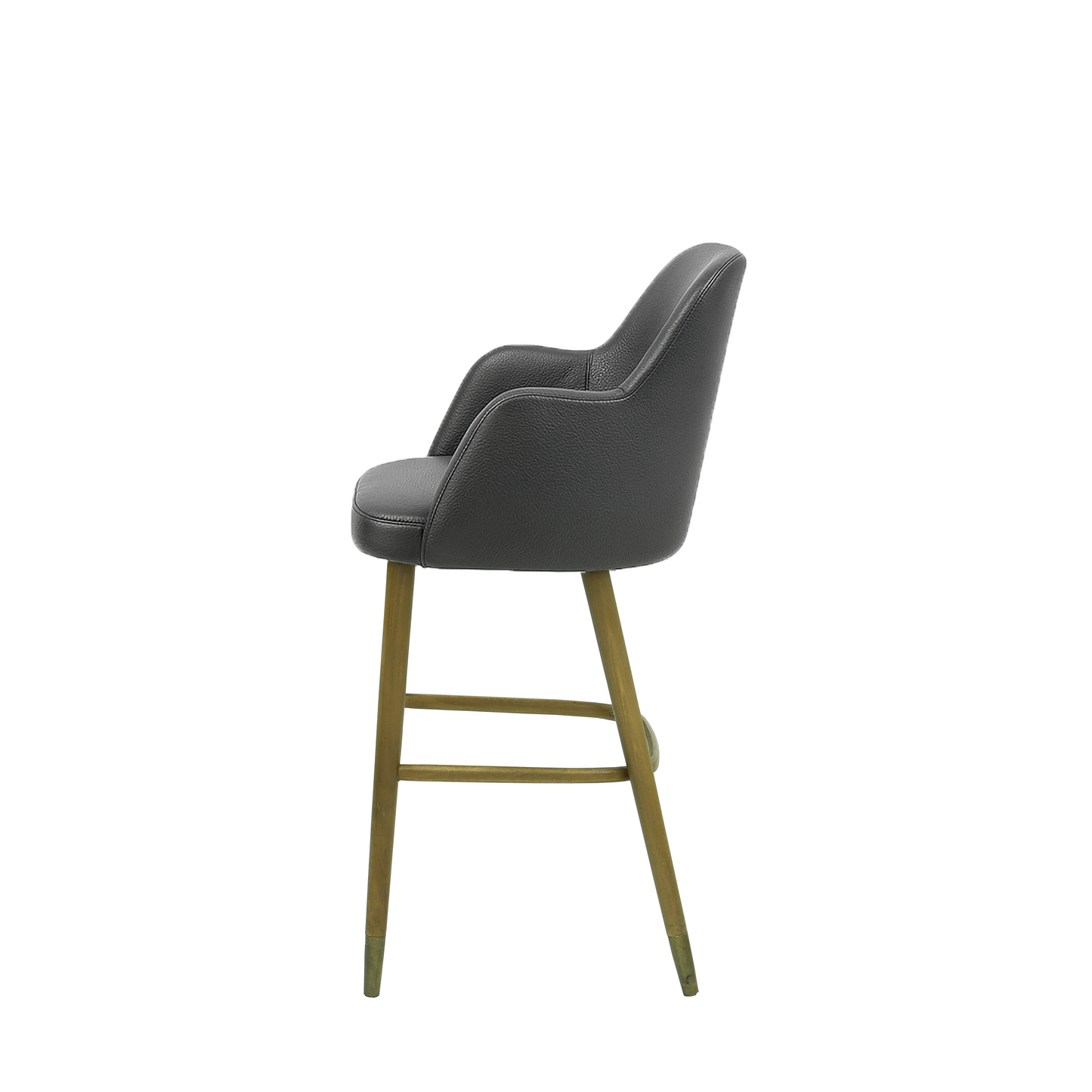 Scaun bar piele BEJ | model PINO