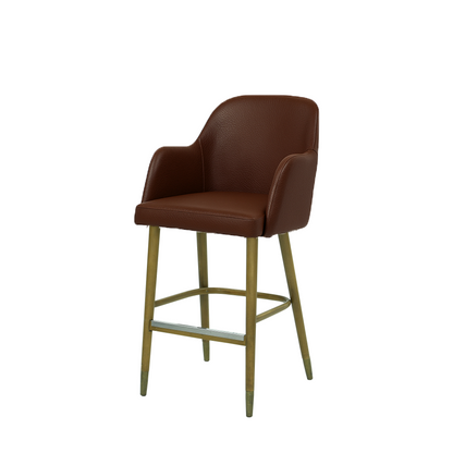 Scaun bar piele BORDO | model PINO