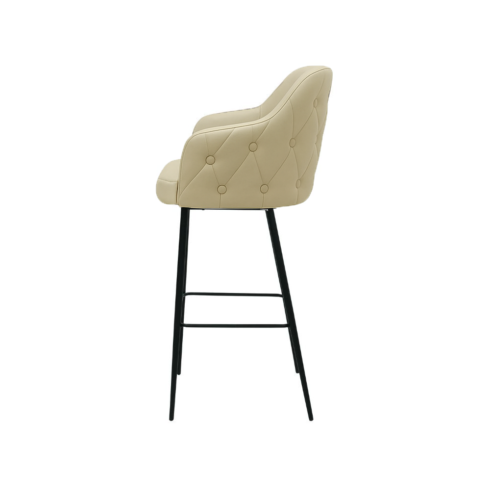 Scaun bar piele VERDE | model TEONA