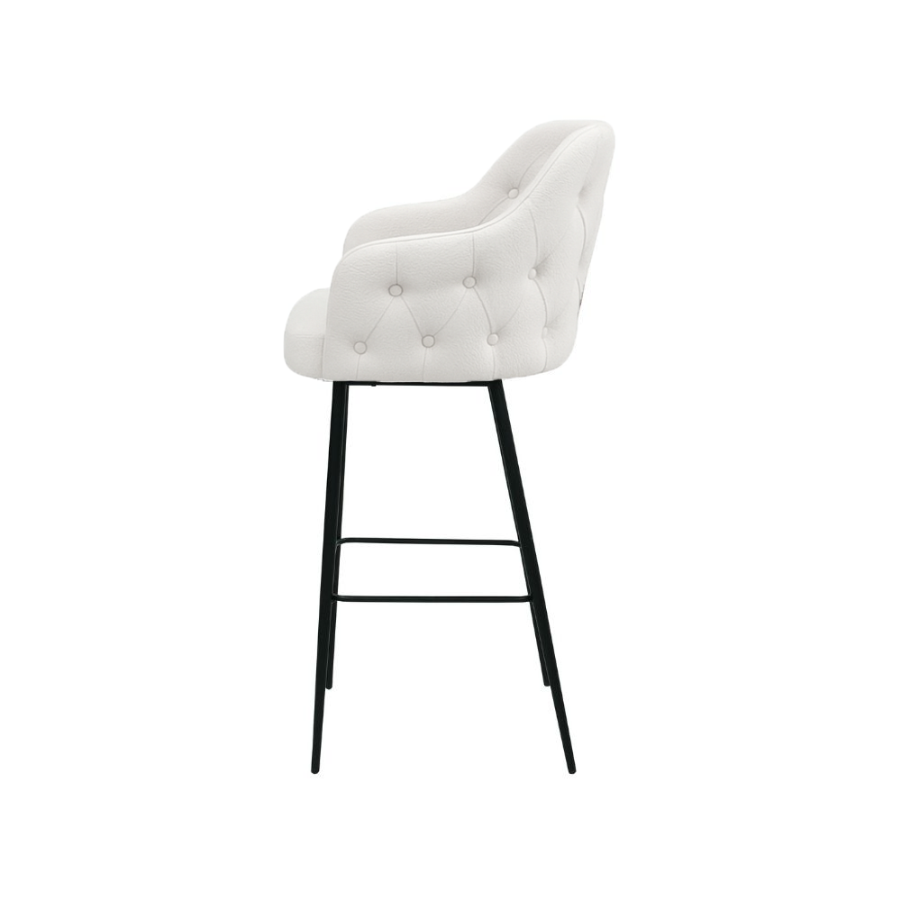 Scaun bar piele GALBENA | model TEONA