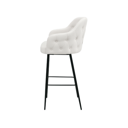 Scaun bar piele GALBENA | model TEONA