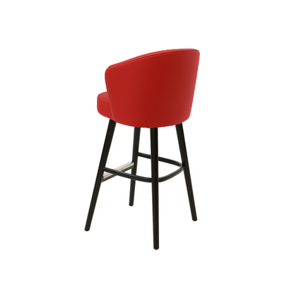 Scaun bar piele VERDE | model BRUNO