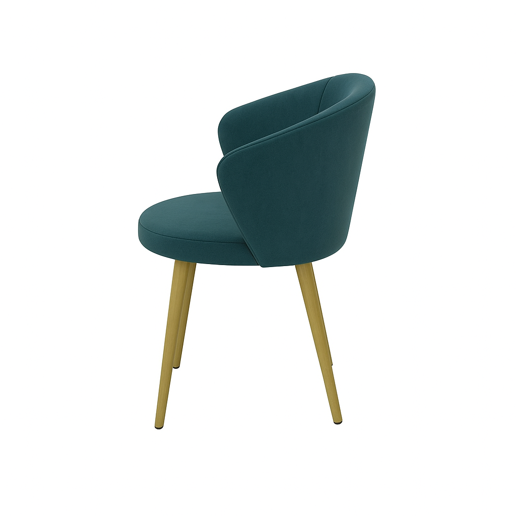 Scaun catifea ALBASTRA | model JAY