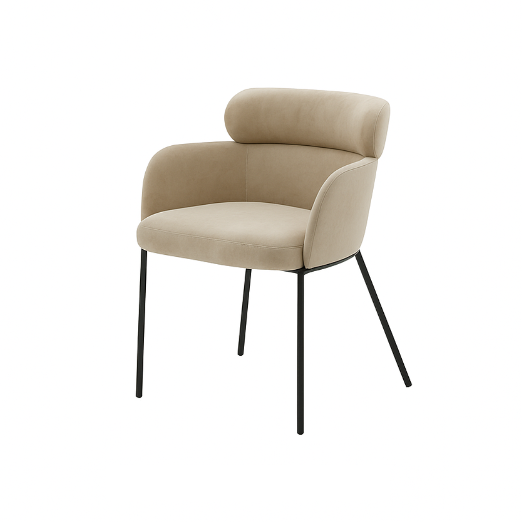 Scaun catifea VERDE | model LENY