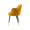 Scaun catifea GALBENA | model PINO X