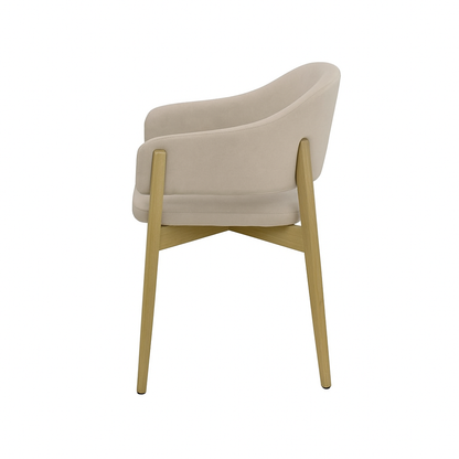 Scaun catifea ALBASTRA | model ALMA