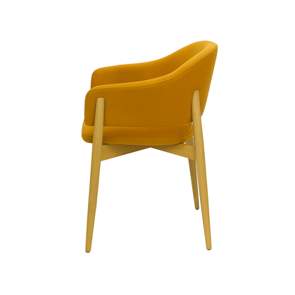 Scaun catifea ALBASTRA | model ALMA