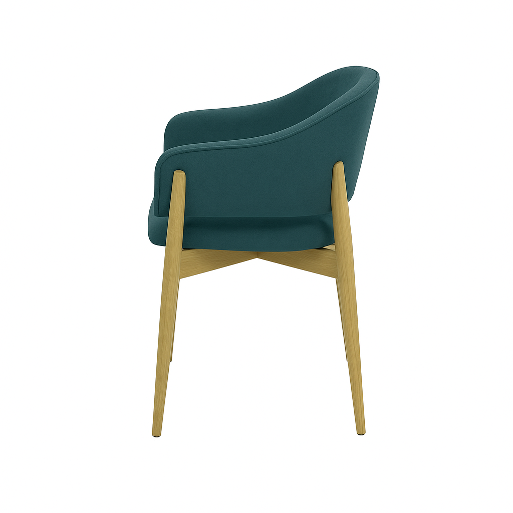 Scaun catifea ROZ | model ALMA