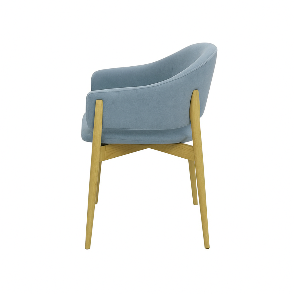 Scaun catifea TURCOAZ | model ALMA