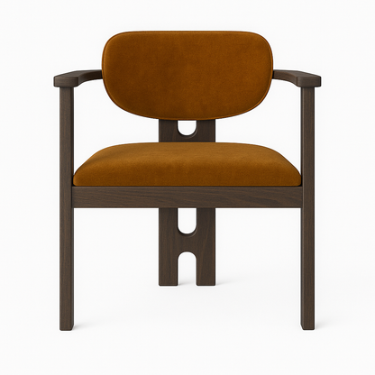 Scaun catifea BEJ | model DORIAN ARM