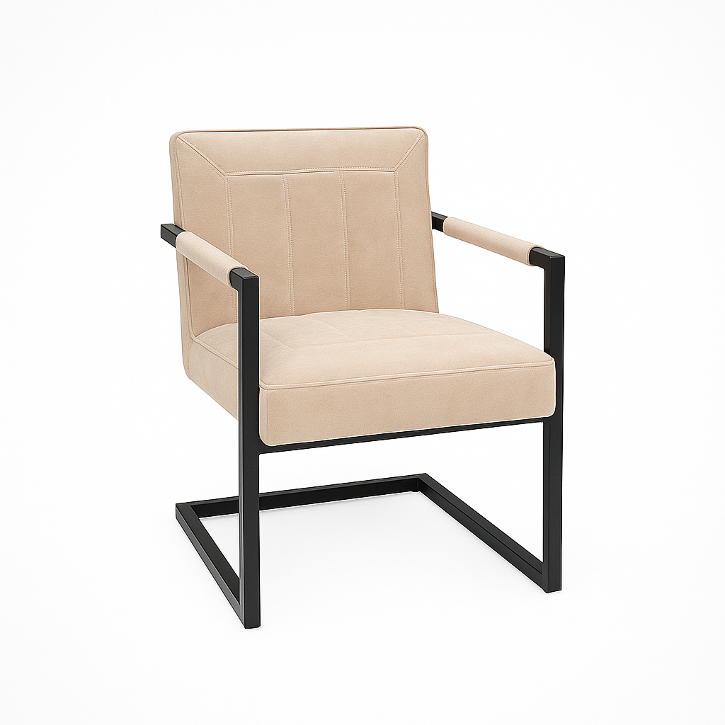 Scaun catifea GRI | model BADSAAL EDI