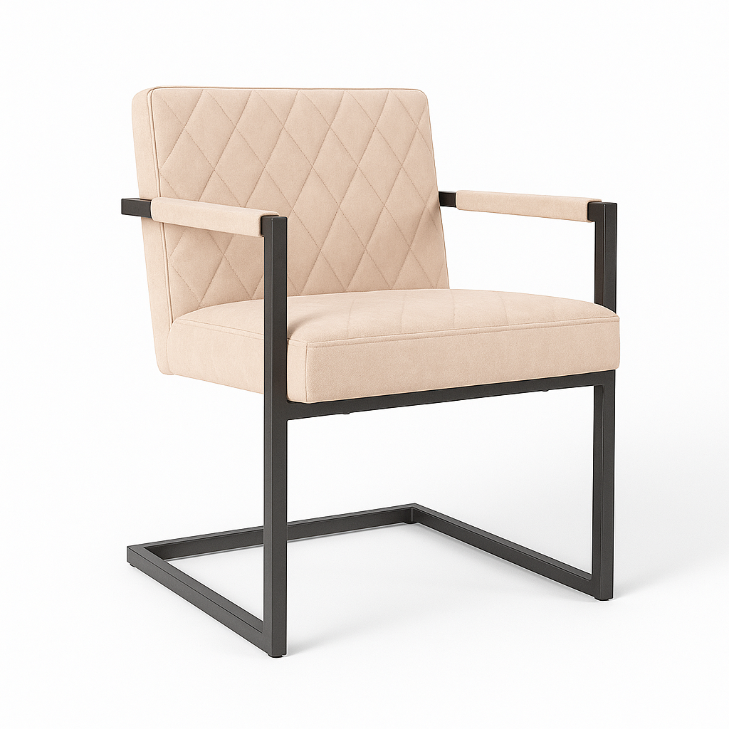 Scaun catifea GRI | model BADSAAL SALINO