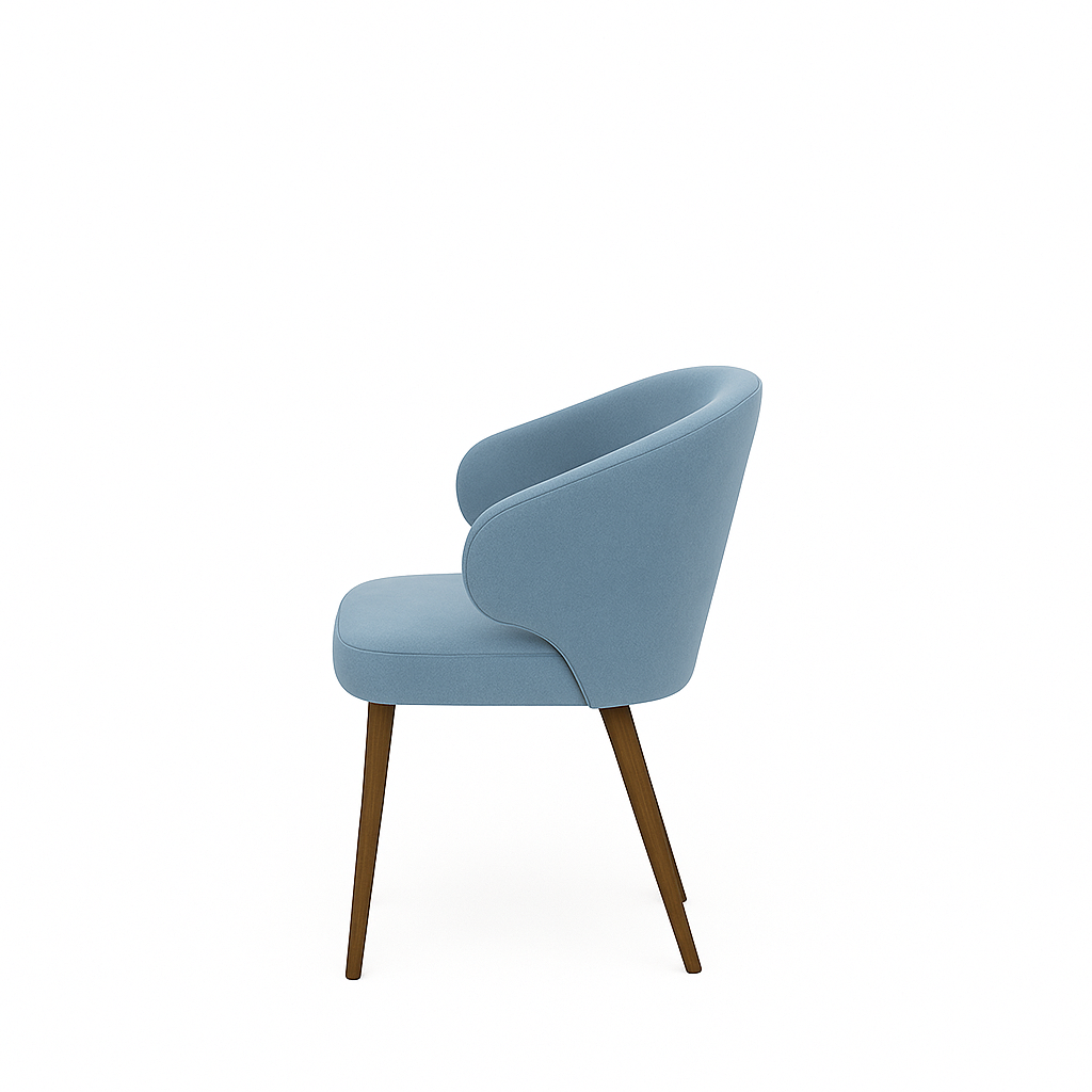 Scaun catifea ROZ | model CAPRICE