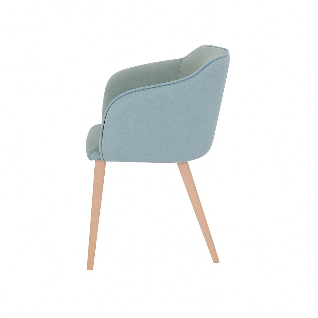 Scaun catifea ALBASTRA | model CROCO