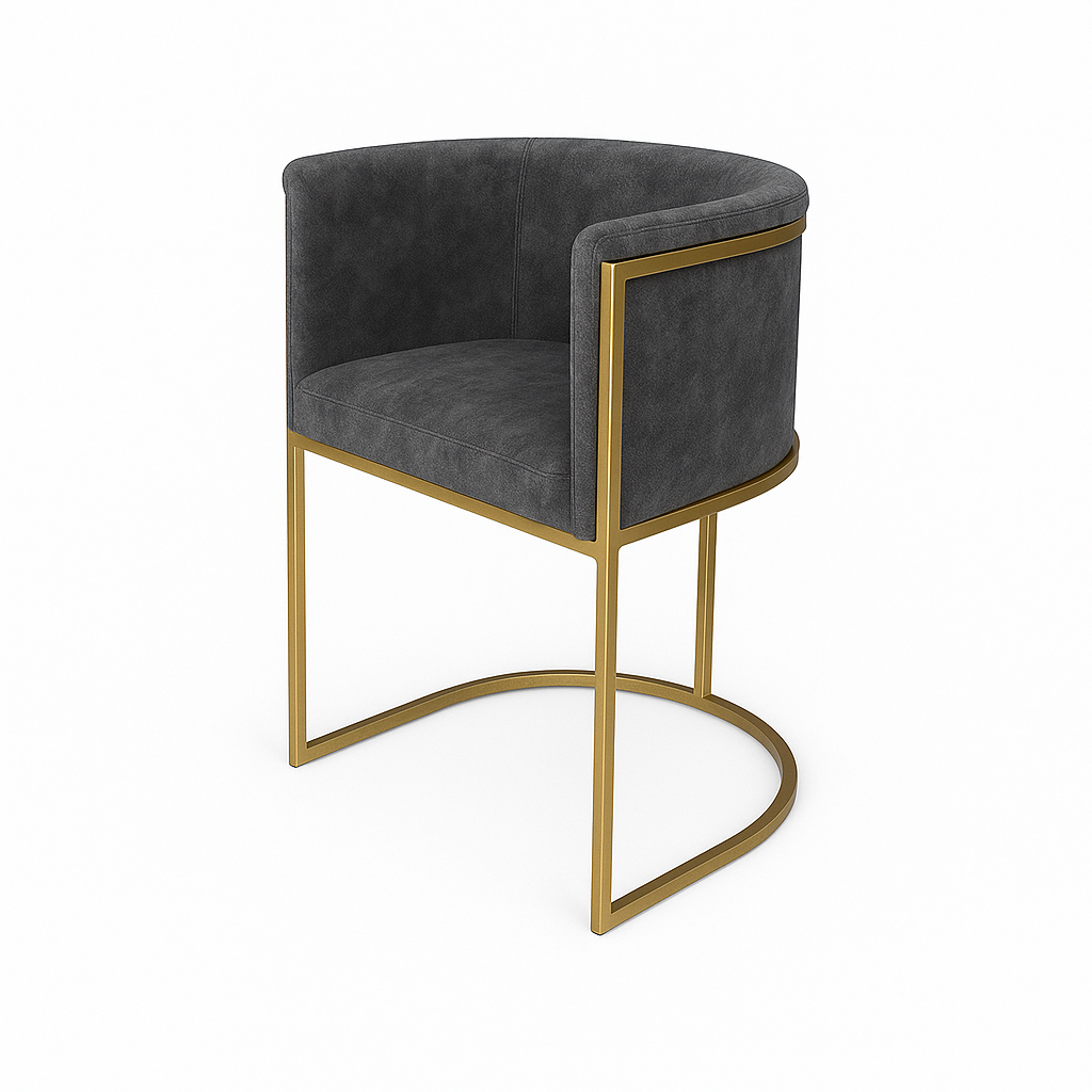 Scaun catifea VERDE | model ENRI