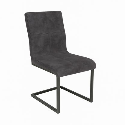 Scaun catifea GRI | model INDU QUADRANT A